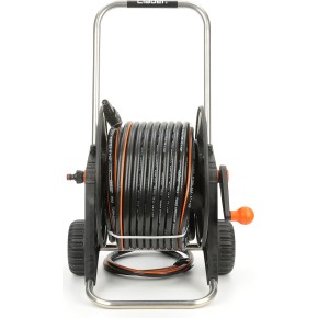 Avvolgitubo Manuale Porta Tubo Acqua per Innaffiare Lancia Giardino Carrello