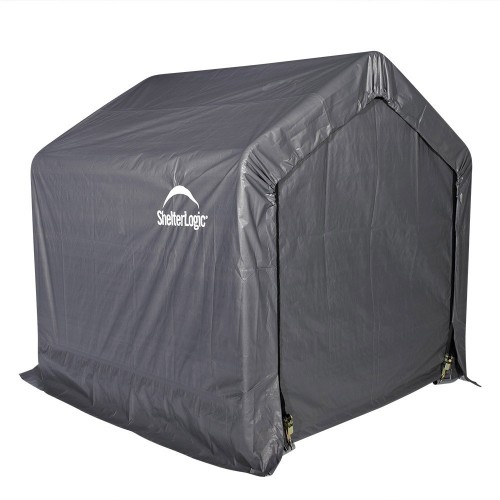 Gazebo Capanno in PVC Gazebo Ricovero per Attrezzi da Giardino Box Capannone