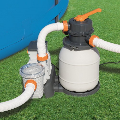 Pompa Filtro a Sabbia 5.678 l/h per Piscina Fuoriterra Bestway Depuratore Acqua