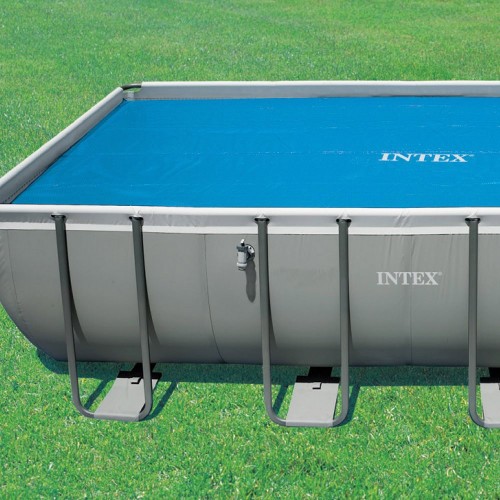 Copri Piscina Telo Termico 400x200 Rettangolare Copertura Intex Frame Solare
