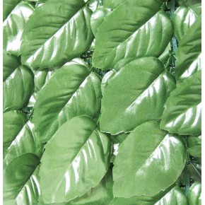 Siepe Sempreverde 1x20 Artificiale Lauro con Rete Ombreggiante Giardino Balcone 2