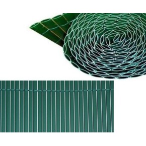 2 Arella Doppia in Bamboo PVC Recinzione 3x1 Ombreggiante Verde Beige Plastica 2