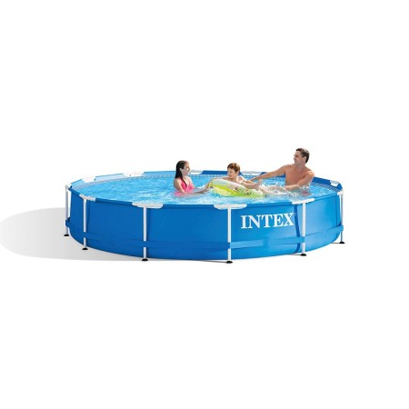 Piscina Fuori Terra Rotonda 366x76 Intex Frame con Pompa Filtro a cartuccia