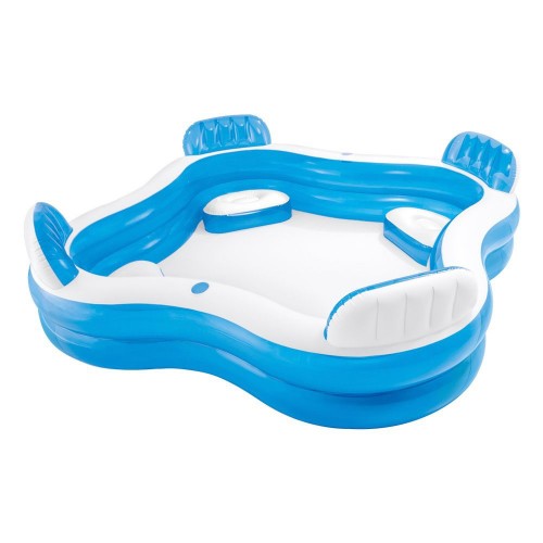 Intex Piscina Gonfiabile per Bambini Quadrata Giardino Fuoriterra da Esterno