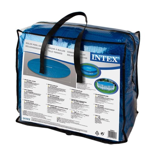 Telo Termico Copri Piscina 366 cm Rotonda Copertura Autoportante Intex Frame
