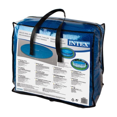 Telo Termico Copri Piscina 366 cm Rotonda Copertura Autoportante Intex Frame
