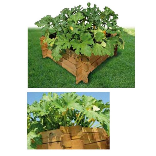 Orto Urbano da Appoggio Balcone Giardino Rialzato Pensile Vaso in Legno Fioriera