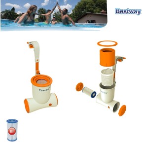 Pompa Filtro Skimmer Skimatic a Cartuccia per Piscina Grandi Fuori terra Bestway