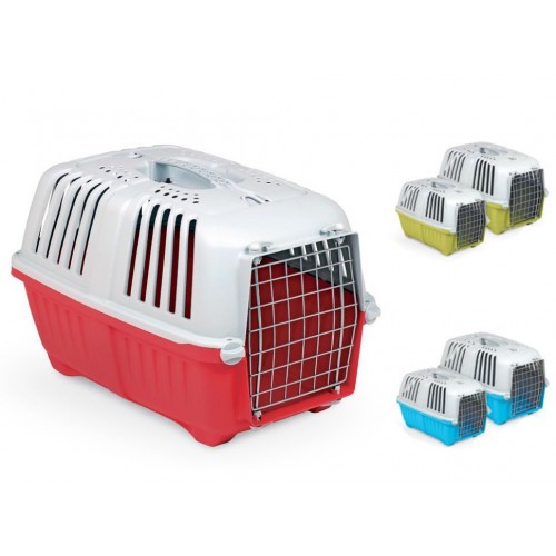 Trasportino per Cani Gatti Conigli Auto Gabbia Taglia Piccola Media Trasporto
