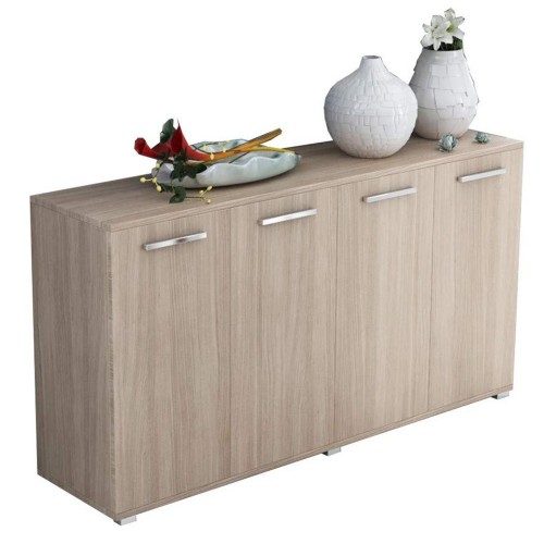 Mobile Credenza 4 Ante 180 Olmo con Ripiani Madia Buffet da Soggiorno Moderna