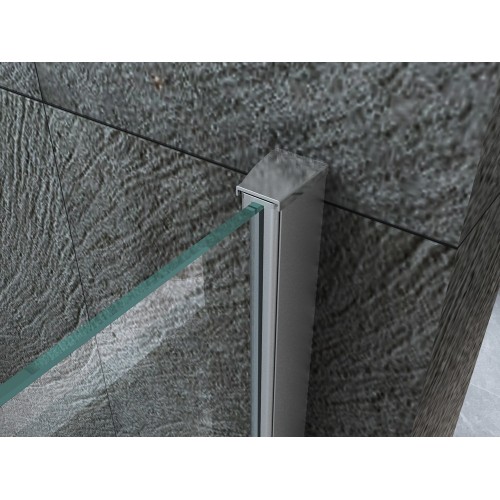 Box Doccia Saloon 70 80 90 100 120 8 mm a Nicchia 2 Anta Battente Porta Parete