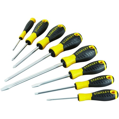 Kit Cacciaviti Stanley a Lama Piatta Set Giraviti a Croce Taglio Stella Piccolo