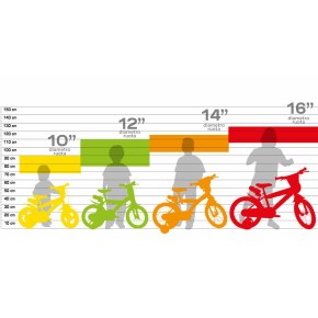 Bicicletta per Bambino 10 Pollici con Rotelle 2 3 4 anni Bici Bimbo Dino Bikes 2