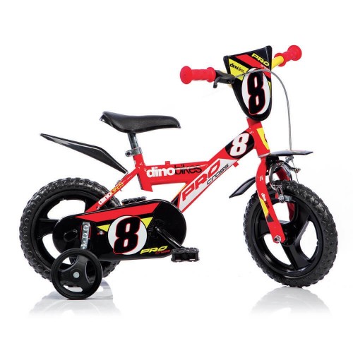 Bicicletta Ruota 14 Pollici Pro Cross 3 6 anni Bici Bambino Rotelle Bimbo Freni