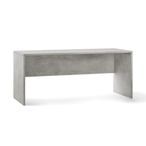 Tavolo Kit Scrivania 180 cm Grigio Grande Moderna da Ufficio Cameretta Porta Pc