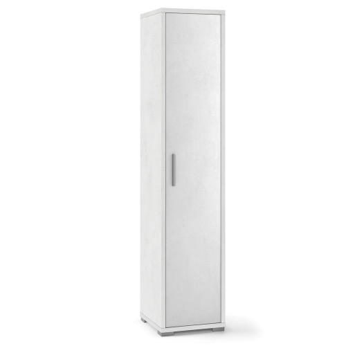 Armadio 1 Anta 180 Ossido Multiuso Ufficio Ingresso Mobile con Ripiani da Bagno