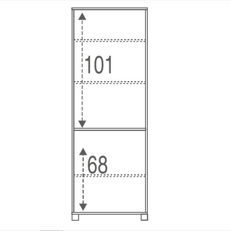 Armadio 180 2 Ante Bianco Mobile con Ripiani da Ufficio Camera Letto Cameretta