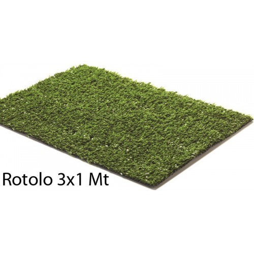 Rotolo Prato Sintetico 3x1 Metri Erba Finta 8 mm Manto Erboso Tappeto Moquette