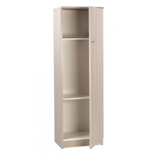 Armadio 1 Anta 150 Olmo Mobile con Ripiani Multiuso Bagno Salvaspazio Ufficio