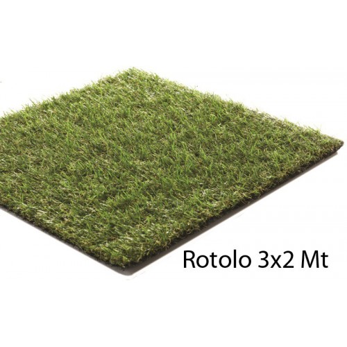 Rotolo Prato Sintetico 3x2 Metri 20mm Erba Finta Tappeto Pronto Manto Erboso