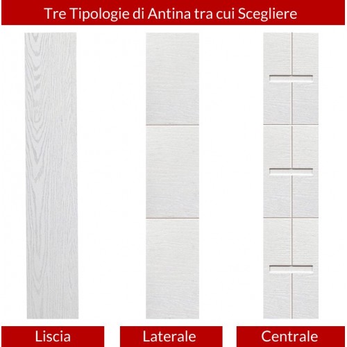 Portone Blindato con Pannello per Esterno Moderno Porta Blindata Doppia Anta