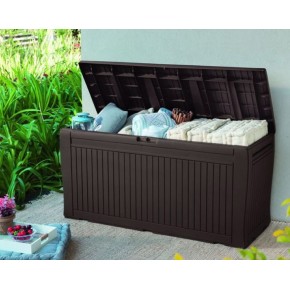 Keter Baule Cassapanca Contenitore con Seduta Resina Giardino Esterno Plastica 2
