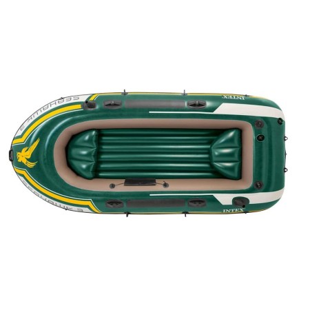 Canotto Intex 3 Persone 295x137 Gommone Tender Gonfiabile Pesca Remi Pompa Mare