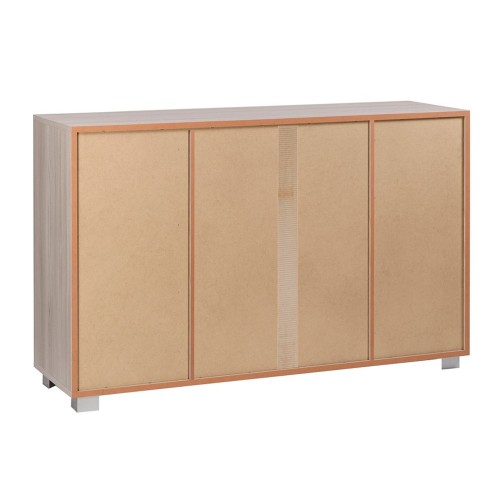Mobile Credenza 2 Ante 4 Cassetti Grigio Cemento Beton Madia Contenitore Salotto