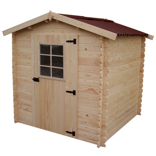 Casetta 2x2 in Legno 28 mm da Giardino Esterno per Attrezzi Blockhouse Rimessa