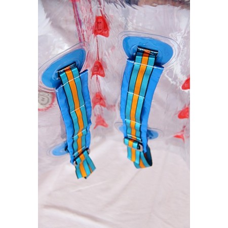 4 Palla Gonfiabile Happy Bumper Ball 1.5 mt 1 Pompa Aria Pallone Calcio Paraurti