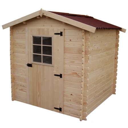 Casetta 2x2 in Legno 20 mm da Giardino Esterno per Attrezzi Blockhouse Rimessa