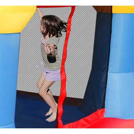 Castello Gonfiabile Gigante Scivolo Gioco Bambini Tappeto Saltarello Medioevo