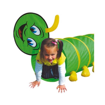 Play Tunnel Bruco Tenda da Gioco per Bambini Casetta Giardino Cameretta Bimbi