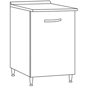Mobile Base per Cucina Componibile Dispensa in Legno Bianco 40 cm Larghezza 2