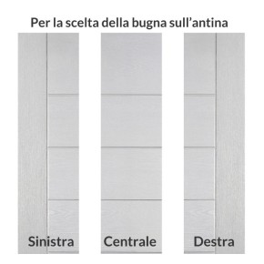 Porta Blindata con Vetro Doppia Anta Pannello Esterno Pantografato Vetroresina 2