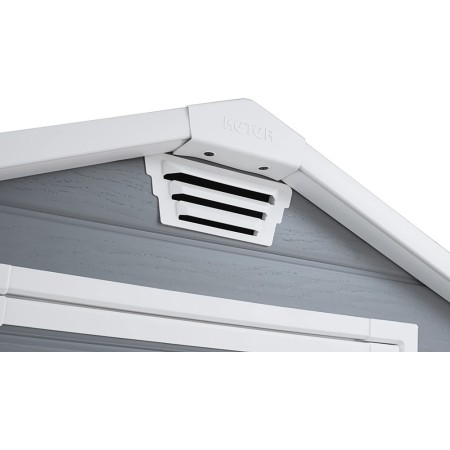 Box per Esterno Keter Armadio Porta Attrezzi da Giardino Grigio in Resina PVC