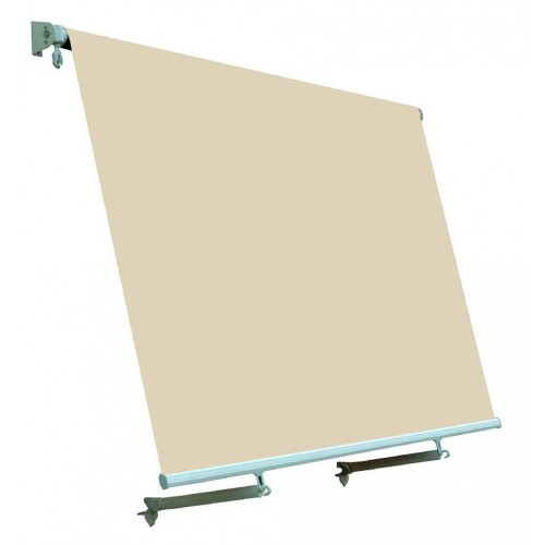 Tenda da Sole Beige 300x245 a Caduta con Bracci da Terrazzo Avvolgibile Esterno