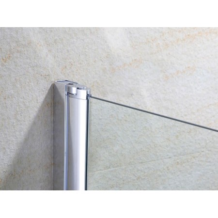 Box Doccia Nicchia 6 mm Anta Battente 70 80 90 100 Porta Parete Cristallo Vetro