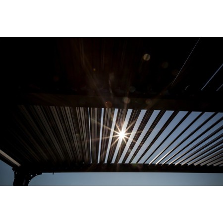 Pergola Bioclimatica 3.6x6 mt in Alluminio Gazebo da Giardino Terrazzo Pergolato