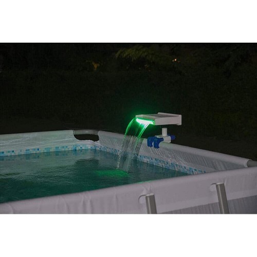 Cascata a Led per Piscine Fuori terra Frame Illuminazione Luci Lampada Bestway