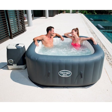 Piscina Idromassaggio Spa 180x180 Quadrata Acqua Riscaldata 4 6 Adulti Bestway