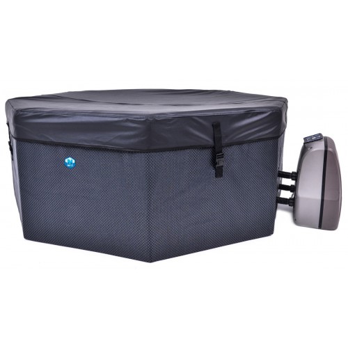 Piscina Vasca Idromassaggio Spa 193x73 6 Persone Filtro Riscaldata Semi Rigida