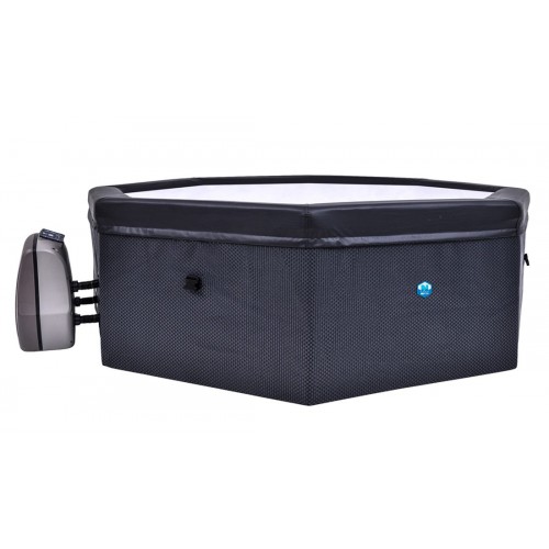 Piscina Vasca Idromassaggio Spa 193x73 con Mobili 6 Persone Filtro Semi Rigida