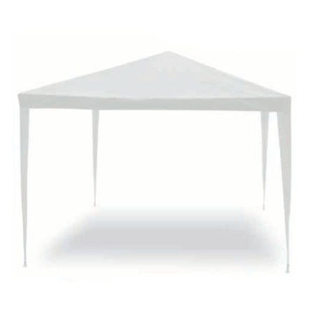 Gazebo Bianco Smontabile 3x3 mt Struttura Acciaio Ombreggiante Giardino Esterno