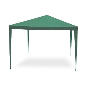 Gazebo Verde Smontabile 3x3 mt Struttura Acciaio Ombreggiante Ombra Giardino