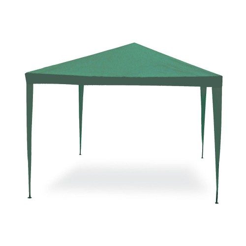 Gazebo Verde Smontabile 3x3 mt Struttura Acciaio Ombreggiante Ombra Giardino