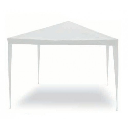 Gazebo Bianco Smontabile 3x4 Acciaio Duraturo Copertura Ombra Fiere Giardino