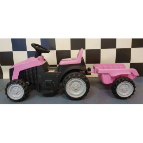 Trattore Macchina Elettrica per Bambini a Batteria Ricaricabile 1 Motore Posto 2