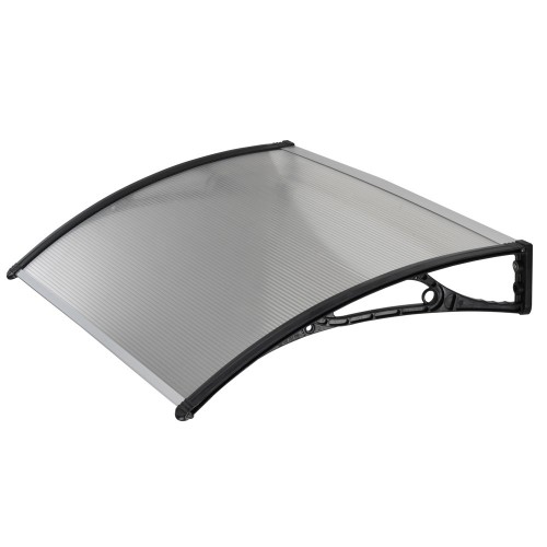 Pensilina Tettoia 100x60 Policarbonato Struttura Copertura Riparo Alveolare 