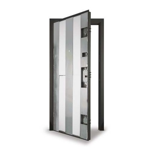 Cerniere a Scomparsa su Porta Blindata Anta Singola Senza Vetro